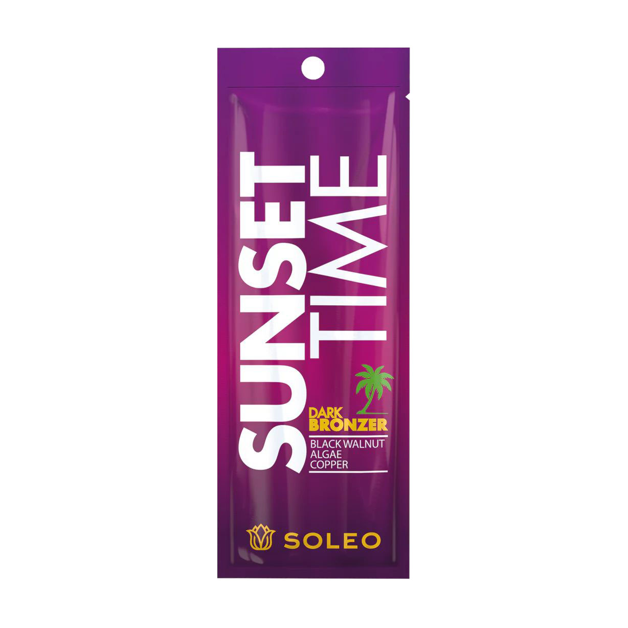 Інтенсивний бронзатор для засмаги Soleo Sunset Time Dark Bronzer, 15 мл (саше)